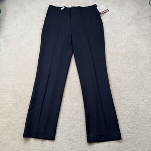 NWT Vintage Sears Flexslax Perma-Prest Pants Men's 36x33 (38x34 Tagged) Black